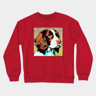 Springer SPaniel Pop Art Crewneck Sweatshirt